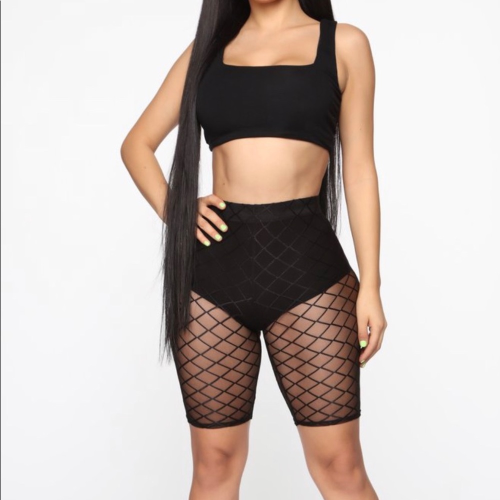 Mesh Biker Shorts: Fashion Nova XS